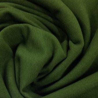Draped olive green natural fabric from Nature's Fabrics