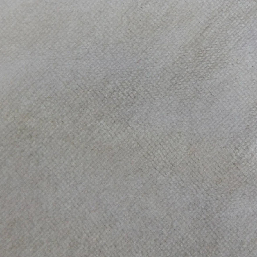 Close-up texture of a neutral grey natural fabric from Nature's Fabrics