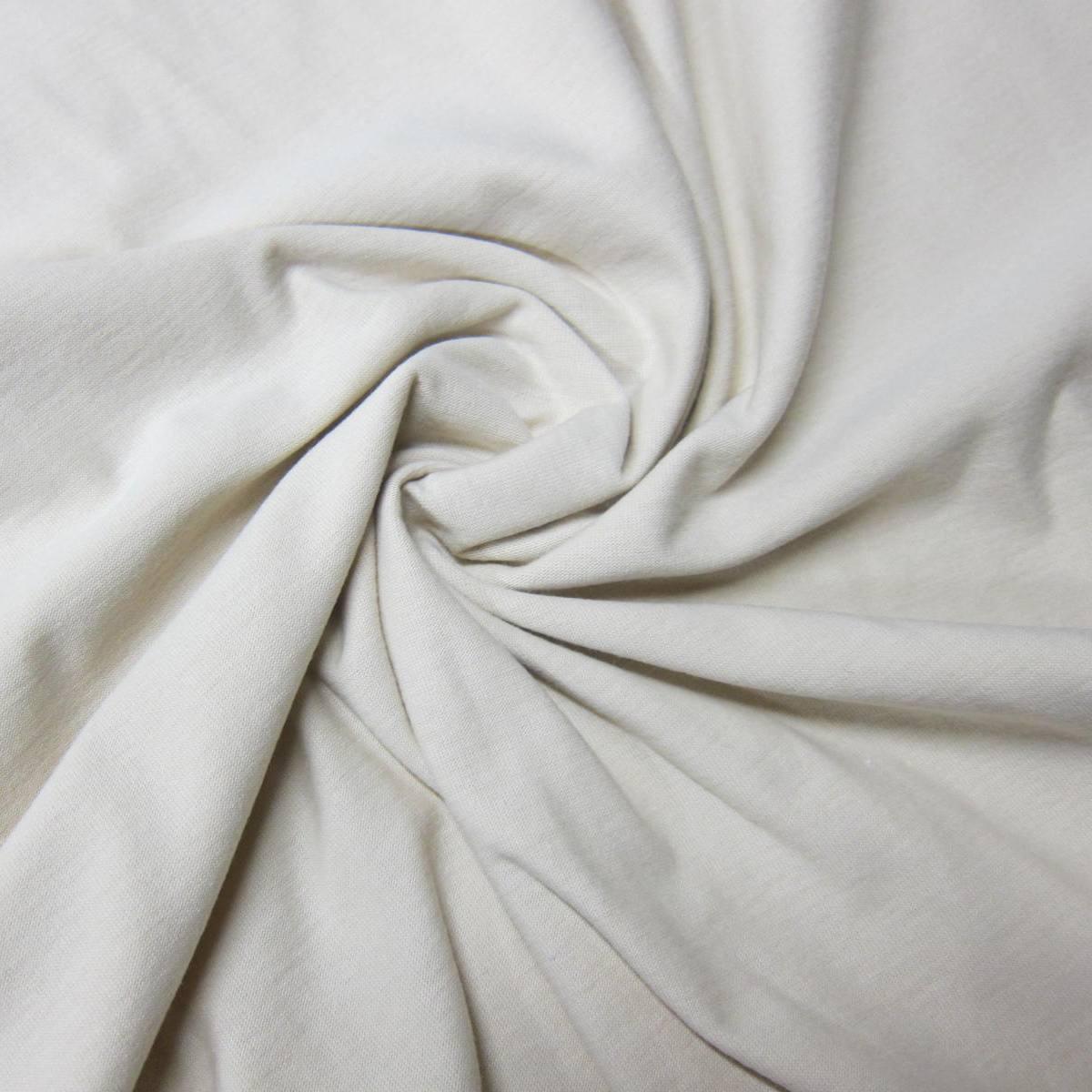 Natural Cotton Interlock Fabric - Nature's Fabrics