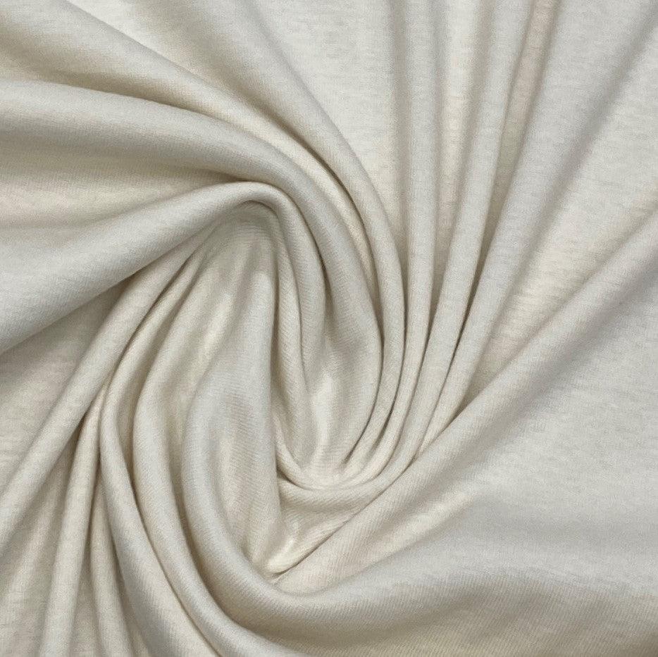 Natural Cotton Rib Knit Fabric