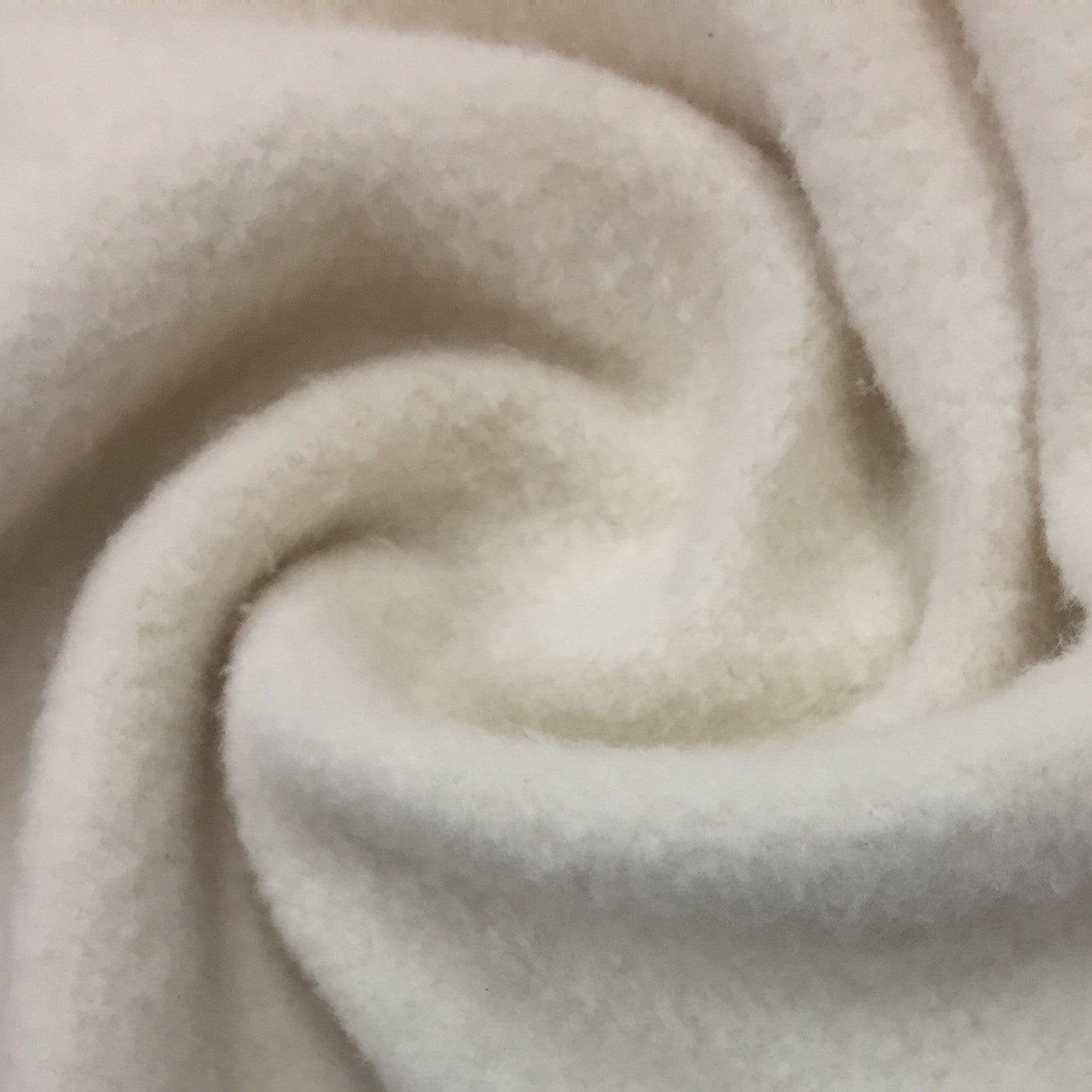 Organic Cotton Fleece - high quality cotton fleece - organic  cotton-Beige-Melange
