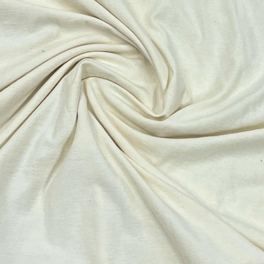Natural Organic Cotton Jersey Fabric - 250 GSM - Grown in the USA - Nature's Fabrics