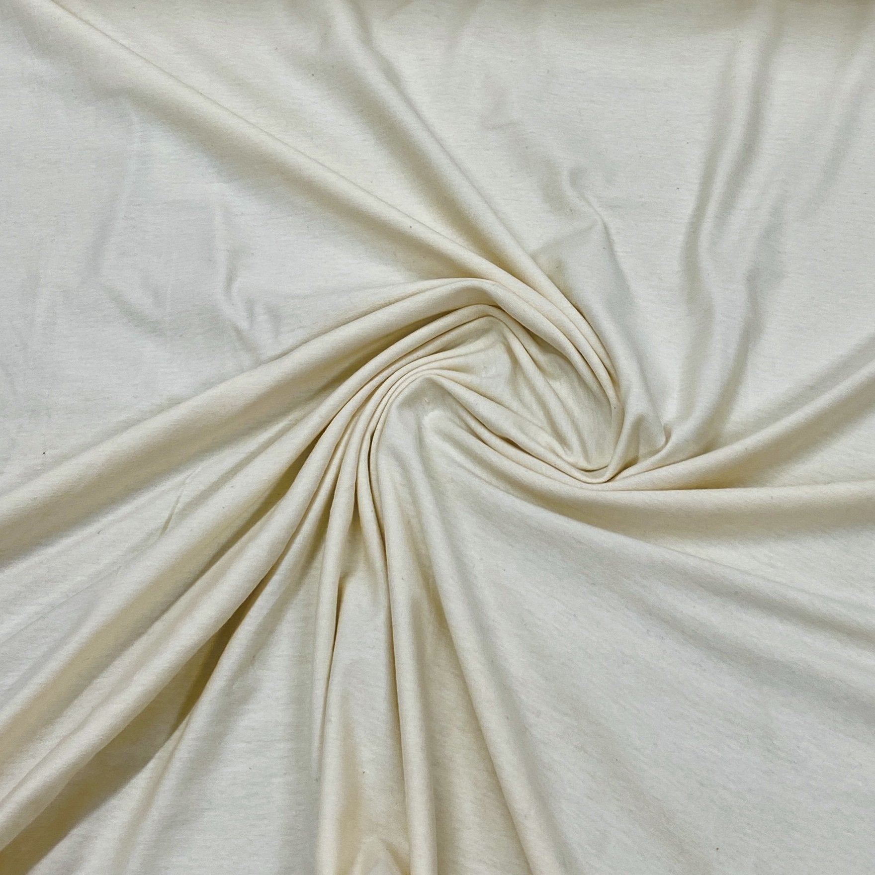 Natural Organic Cotton/Spandex Jersey Fabric - 180 GSM