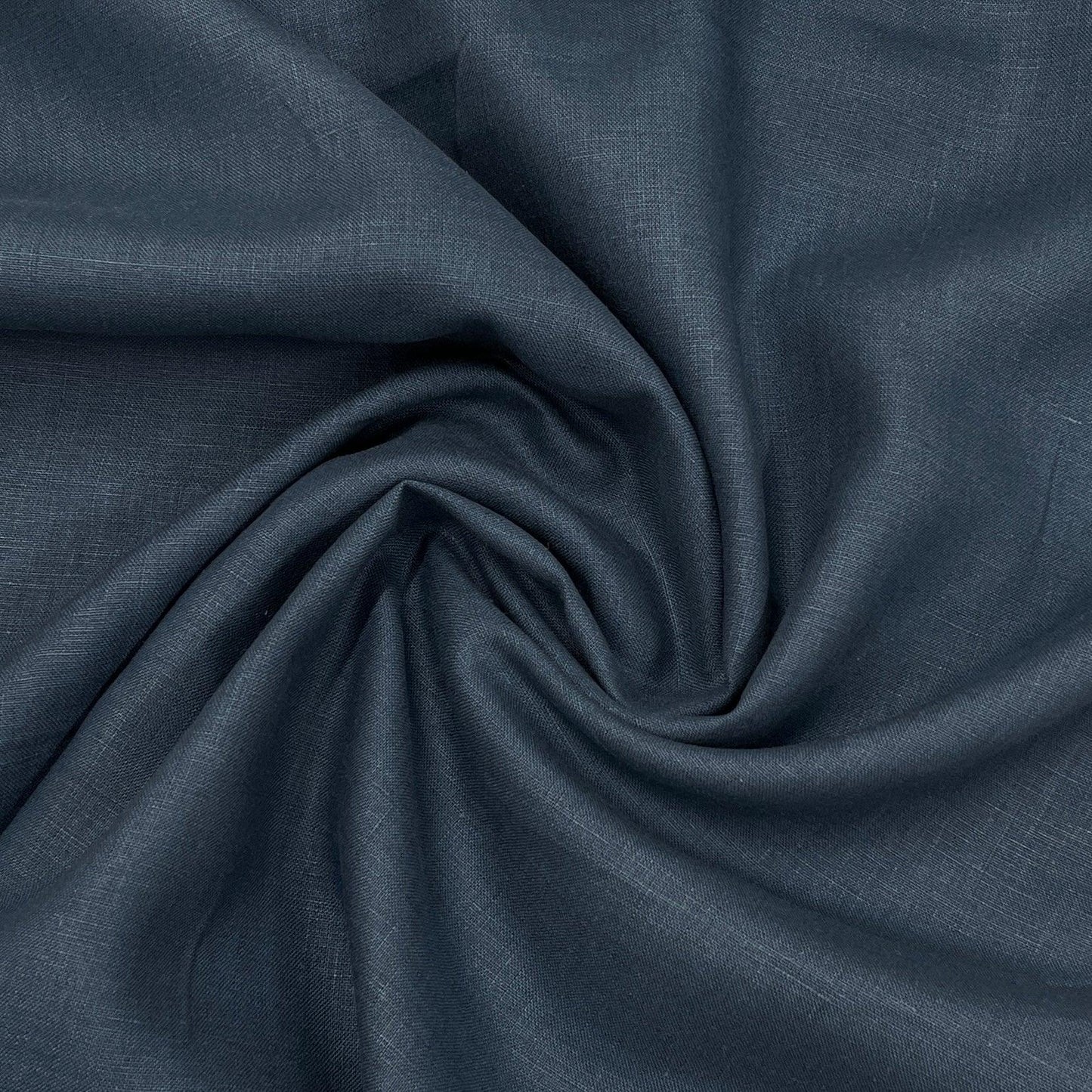 Navy Linen Woven Fabric - 200 GSM - Nature's Fabrics