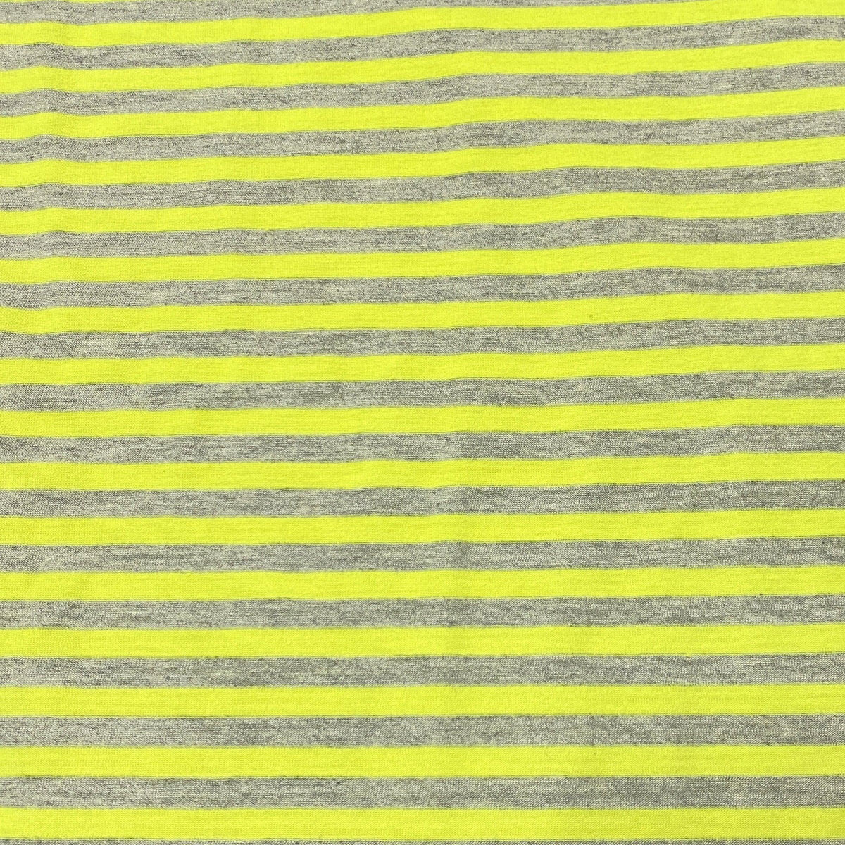 Yellow and grey horizontal striped fabric from Nature's Fabrics