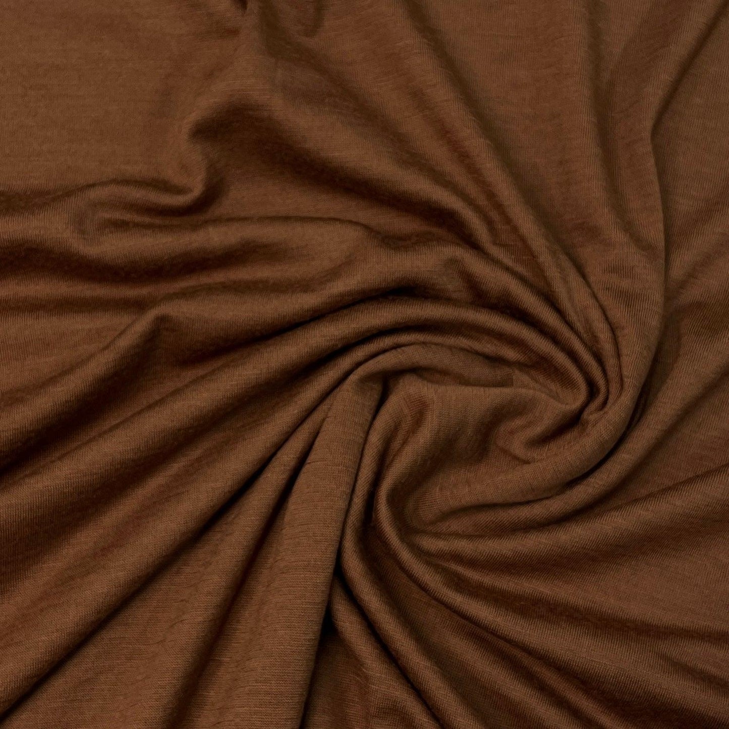 Nutmeg 100% Washable Merino Wool Jersey Fabric - 200 GSM by Telio - Nature's Fabrics