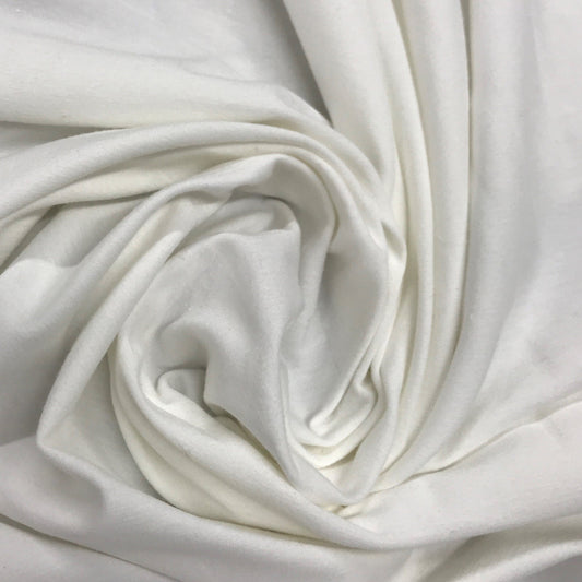 Off-White Organic Cotton/Spandex Jersey Fabric, $10.65/yd, 15 Yards - Nature's Fabrics