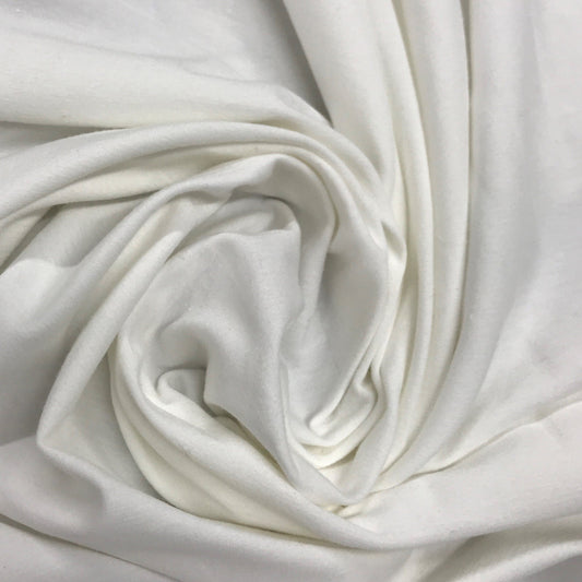 Off-White Organic Cotton/Spandex Jersey, $10.65/yd, 15 Yards - Nature's Fabrics