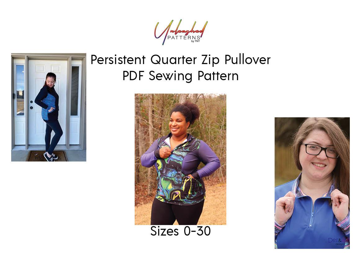 Unleashed Patterns Persistent Quarter Zip Pullover – Nature's Fabrics