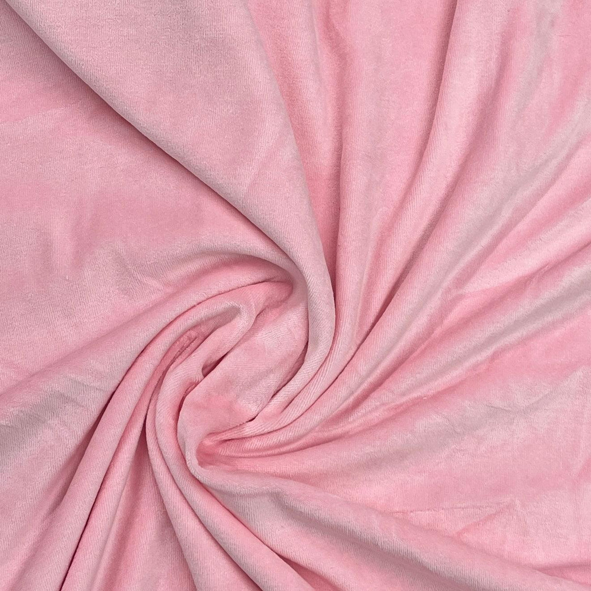 Soft pink draped fabric from Nature's Fabrics