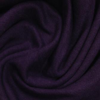 Plum Bamboo Stretch French Terry Fabric - Nature's Fabrics