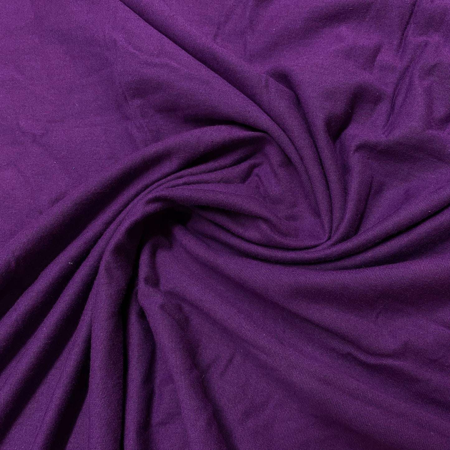 Plum Cotton Jersey Fabric - Nature's Fabrics