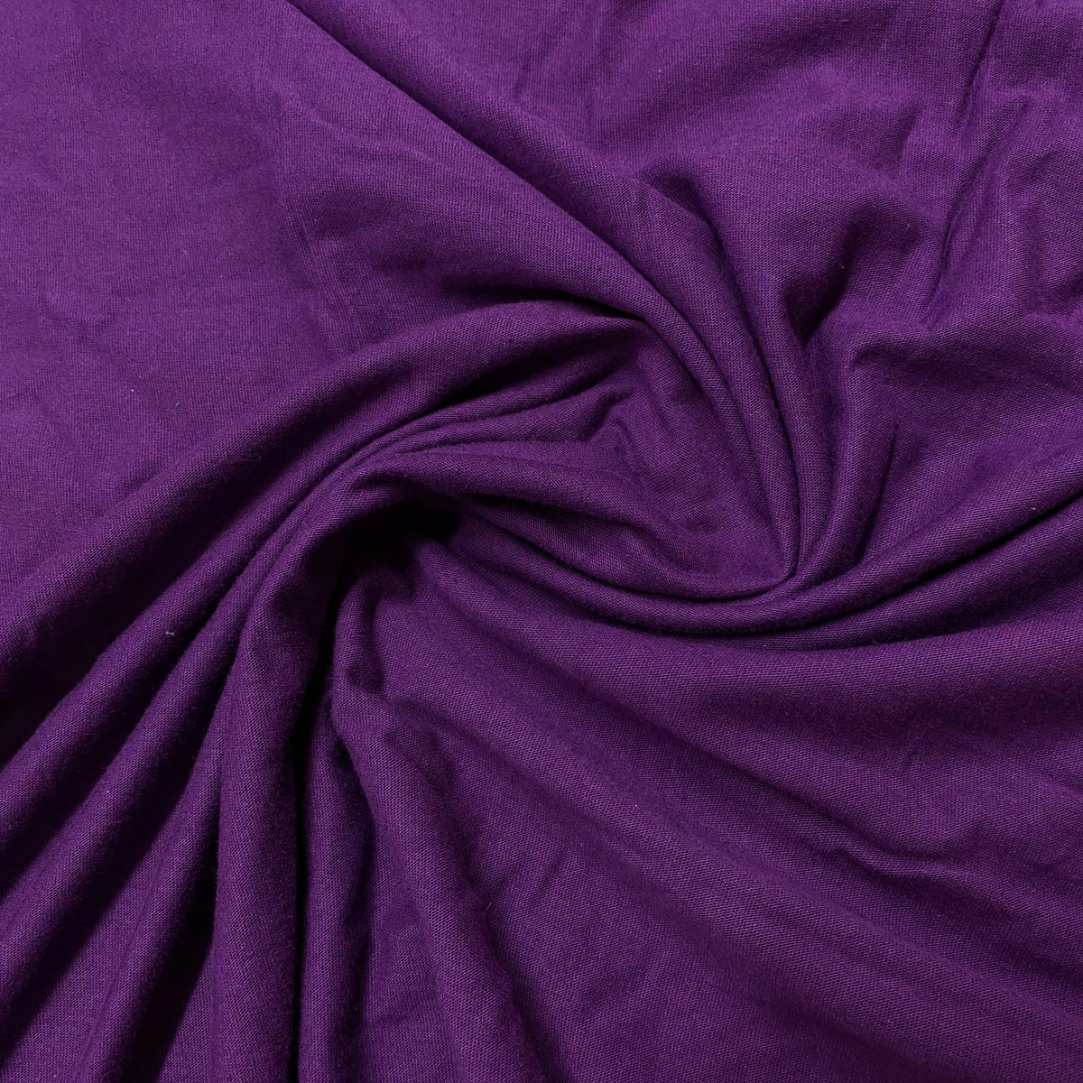 Swirled purple organic cotton fabric from Nature's Fabrics