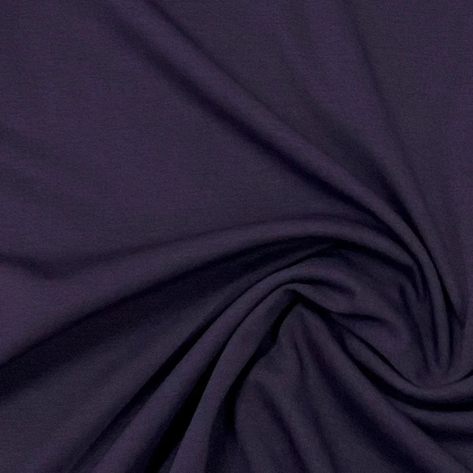 Plum Ponte Di Roma Fabric - Nature's Fabrics