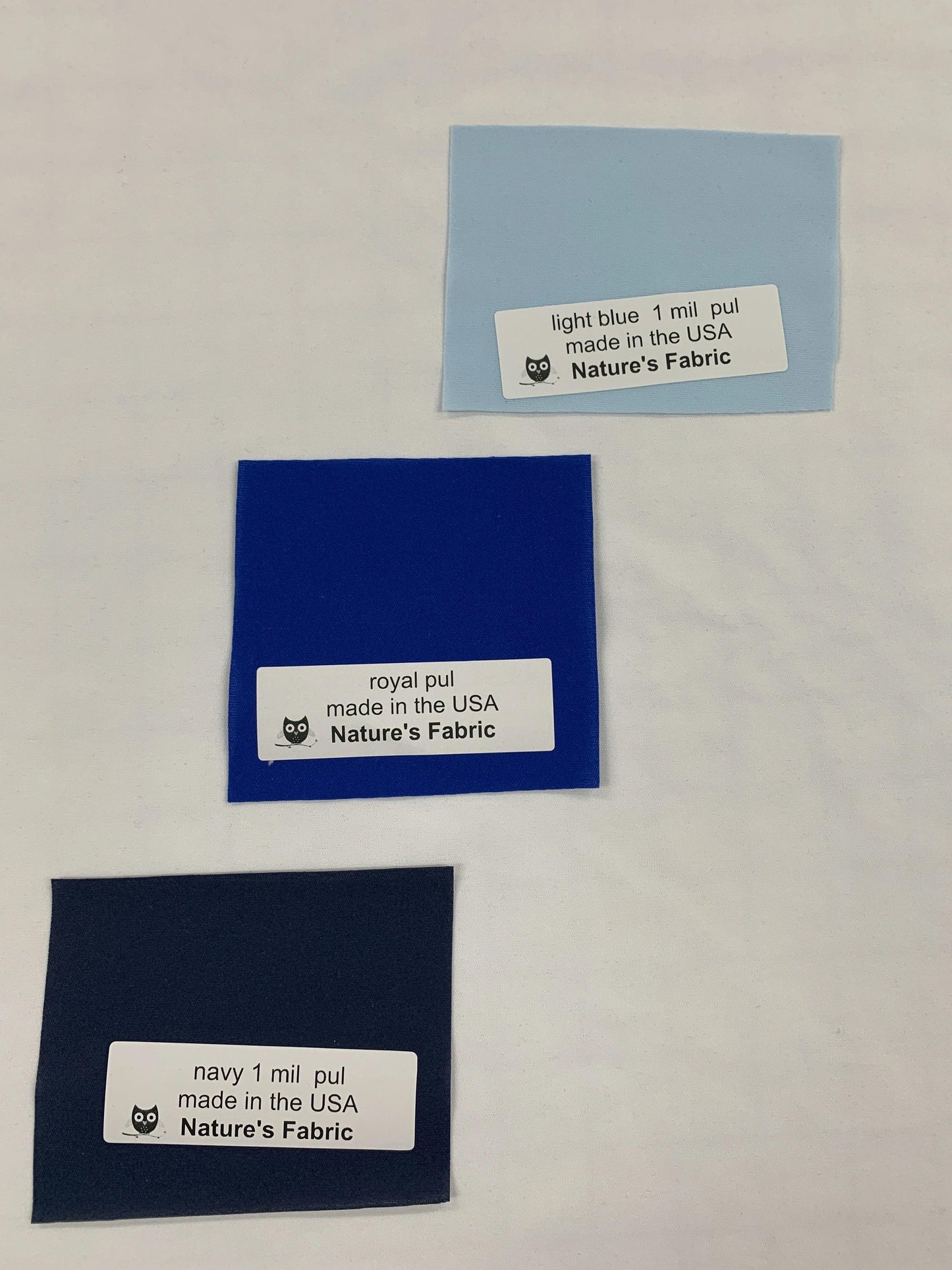 Polyester 1 MIL PUL Fabric, $6.49/yd, 50 Yards - Your Choice of One Color - Nature's Fabrics