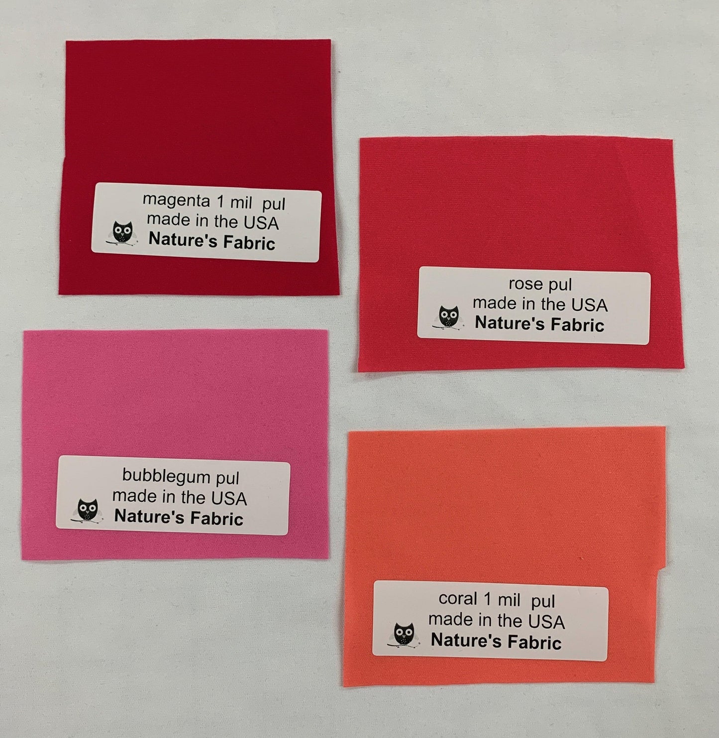 Polyester 1 MIL PUL Fabric, $6.49/yd, 50 Yards - Your Choice of One Color - Nature's Fabrics