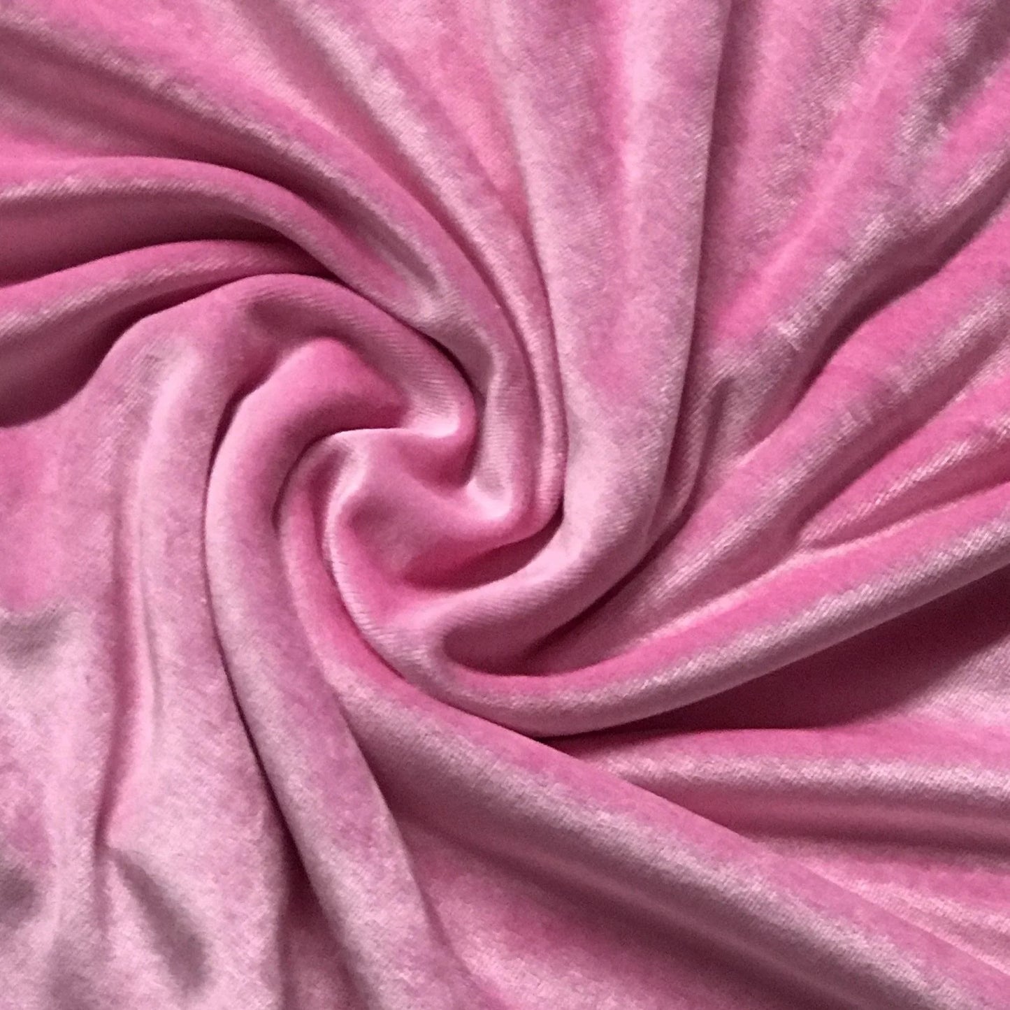 Poppy Pink Bamboo Velour Fabric - Nature's Fabrics
