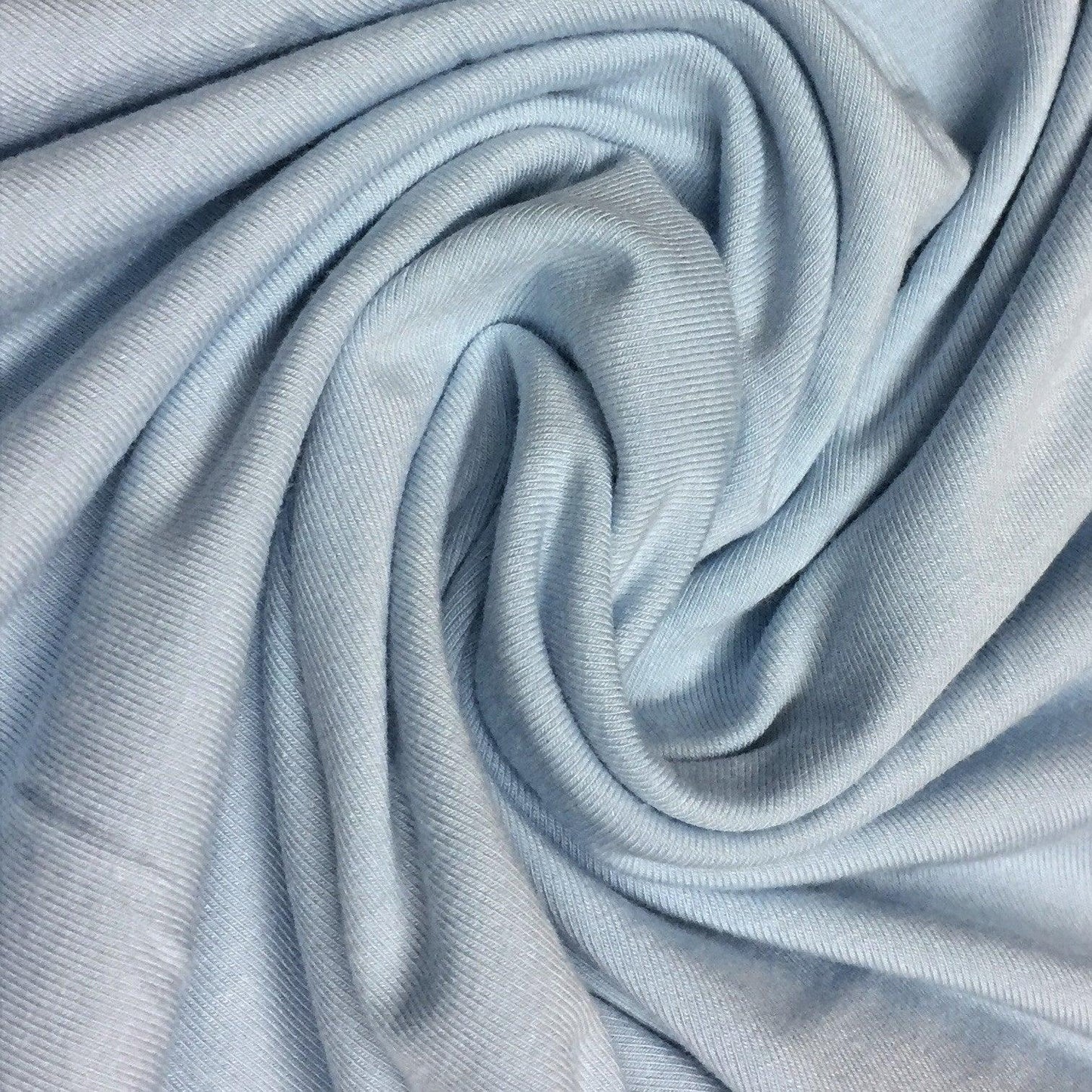 Powder Blue Bamboo/Spandex Jersey Fabric - Nature's Fabrics