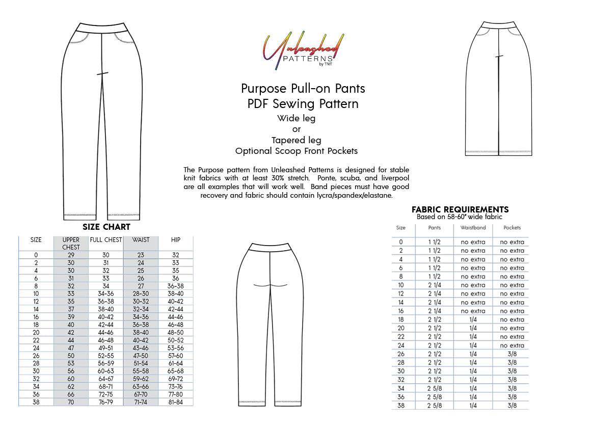 Purpose Pull-On Pants - Nature's Fabrics