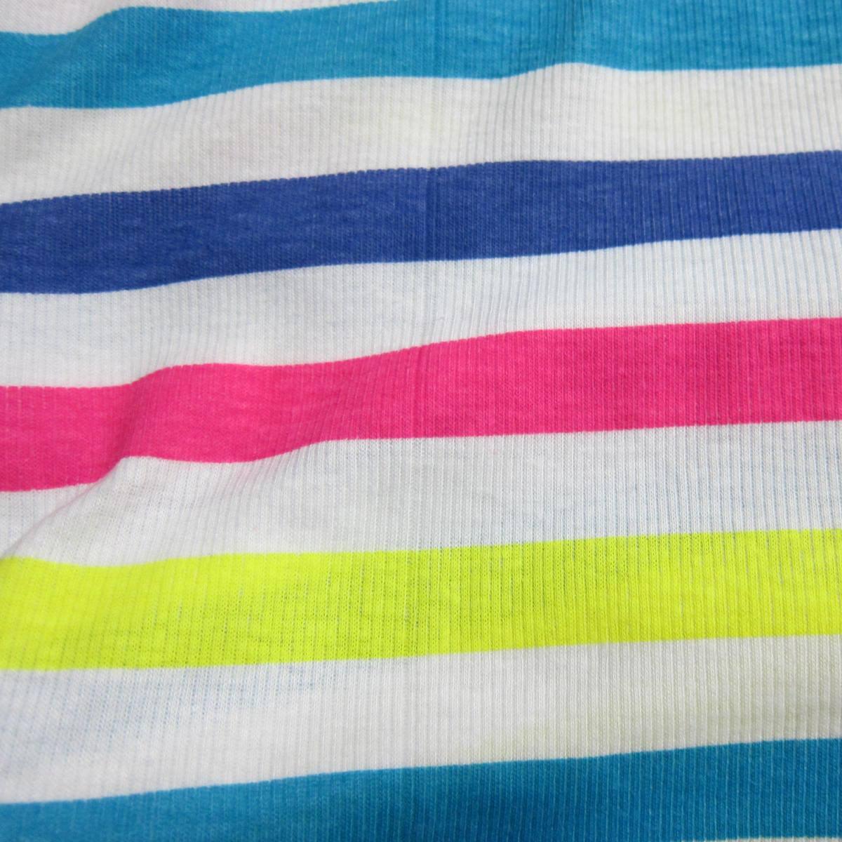Rainbow Stripe 2x2 Cotton Rib Fabric - Nature's Fabrics