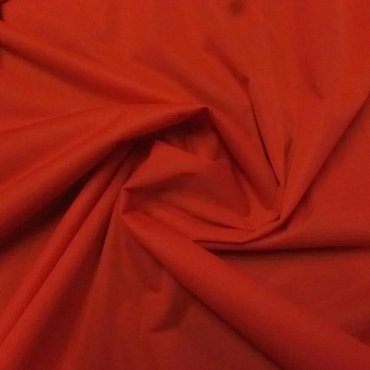 Red draped natural fabric from Nature's Fabrics