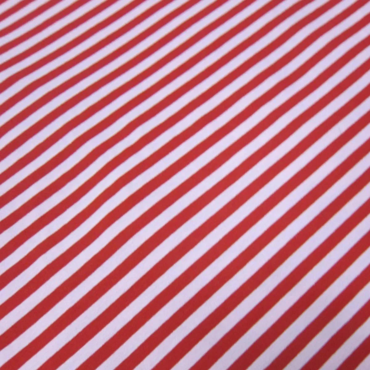 Red and Pink 3/8" Stripes on Cotton/Spandex Jersey Fabric - Nature's Fabrics