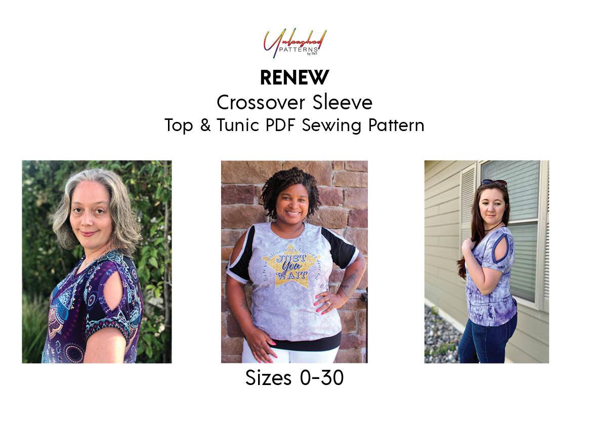 Renew Crossover Sleeve Top and Tunic - Nature's Fabrics