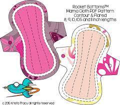 Rocket Bottoms Mama Cloth Pattern Flared Digital Sewing Pattern - Nature's Fabrics