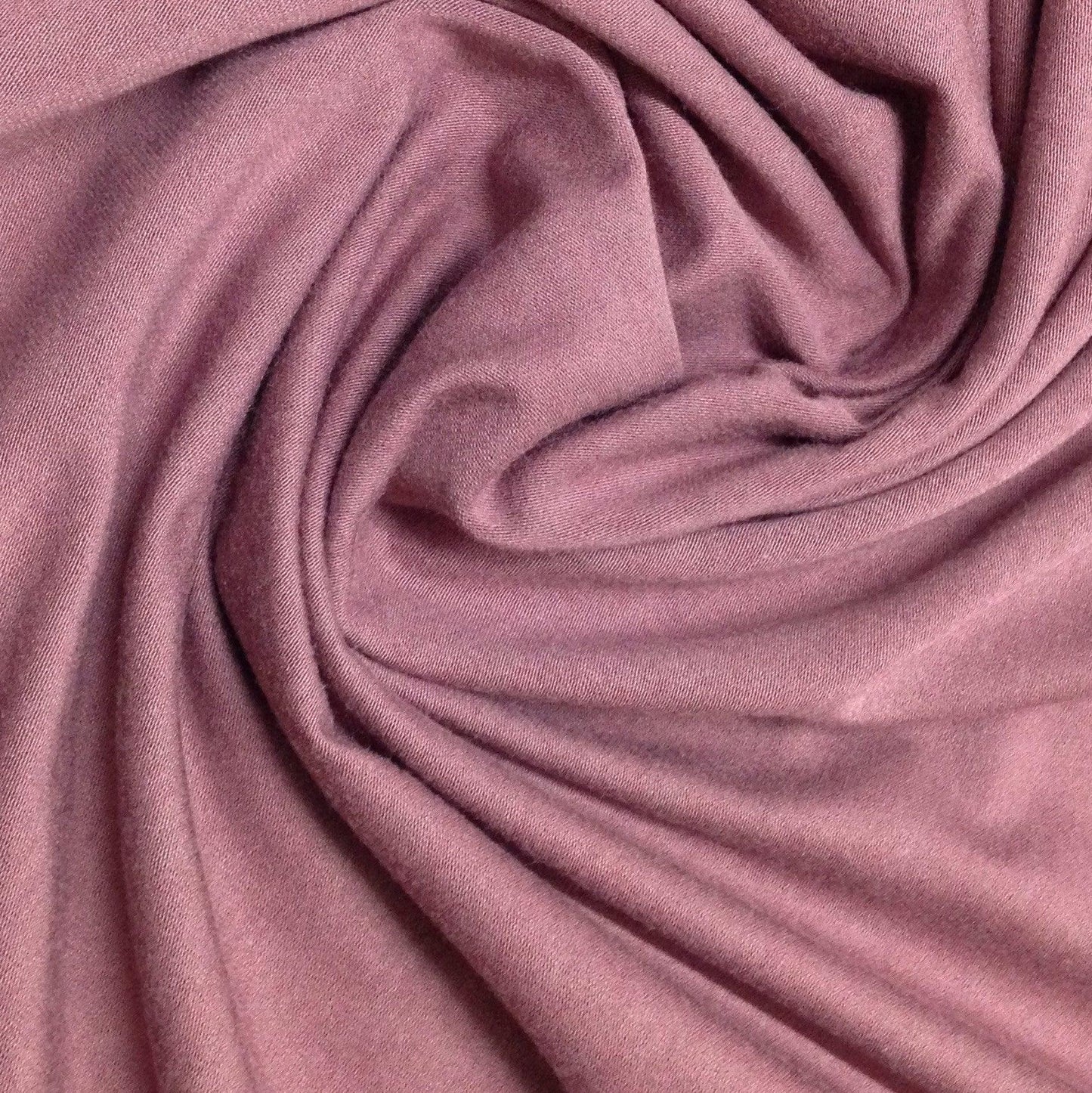 Rose Brown Bamboo/Spandex Rib Knit Fabric - Nature's Fabrics