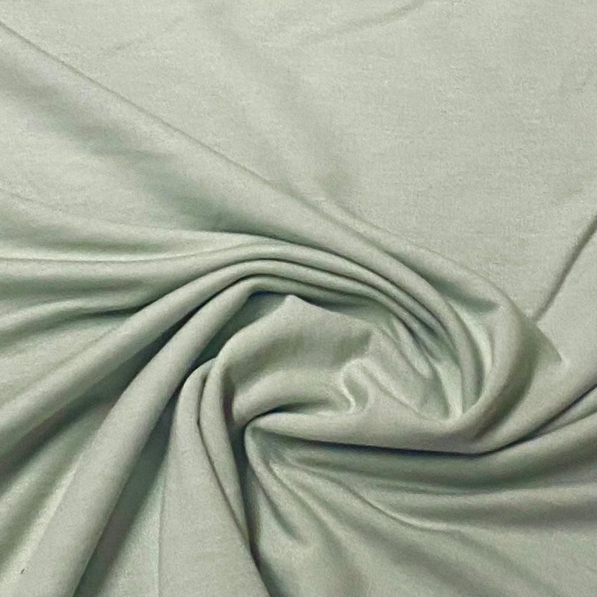 Draped light sage green natural fabric from Nature's Fabrics