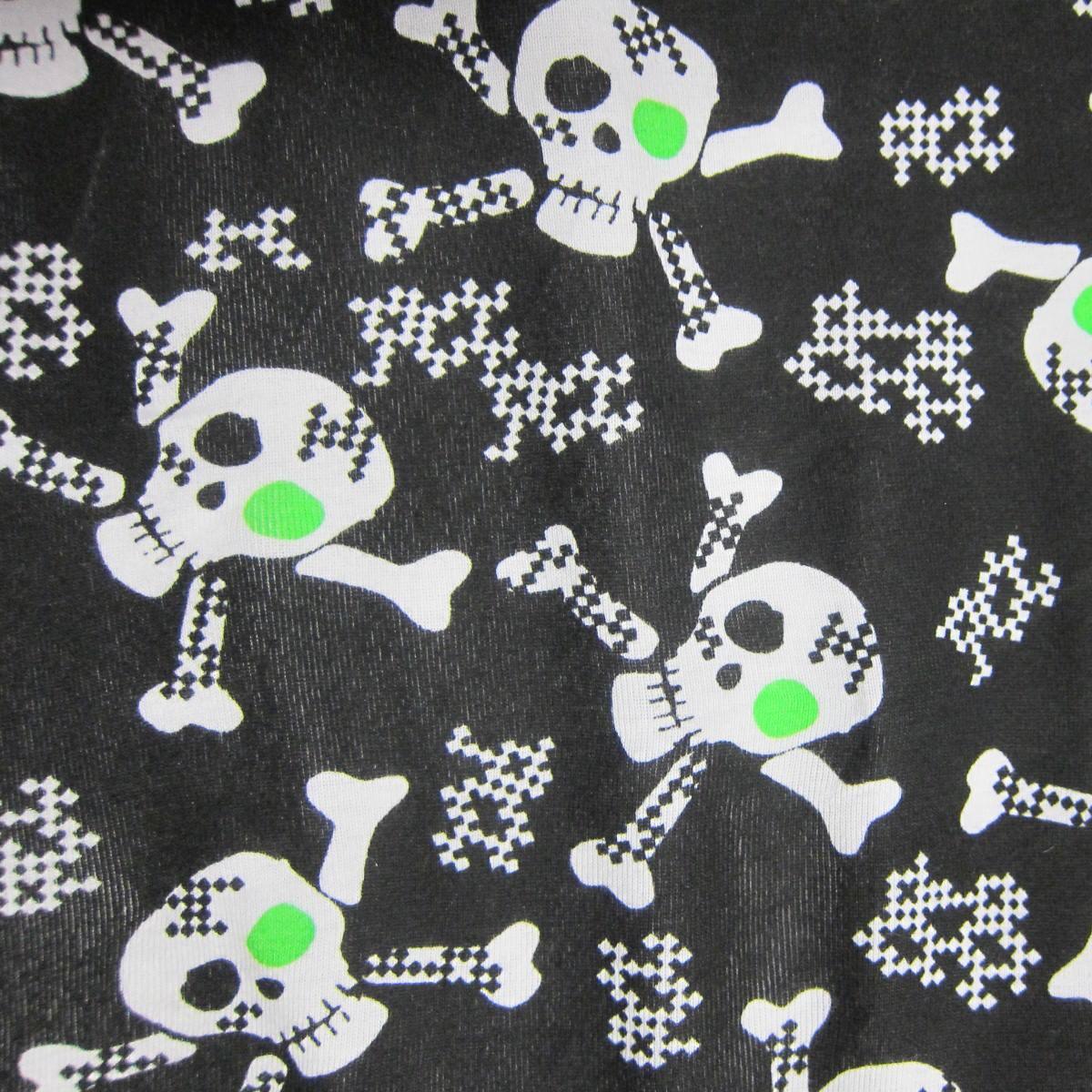 Skull shop knit fabric