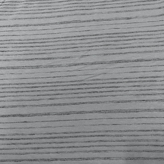 Grey wood-grain textured natural fabric from Nature's Fabrics