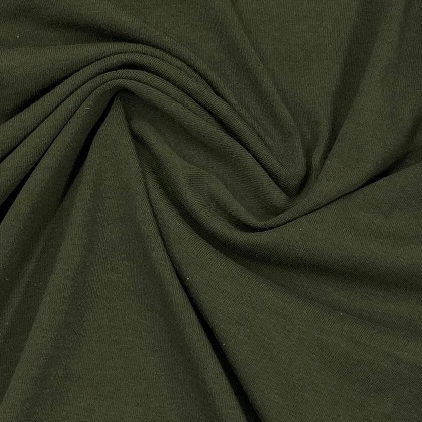 Spirulina Organic Cotton/Spandex Jersey Fabric - 200 GSM - Grown in the USA - Nature's Fabrics