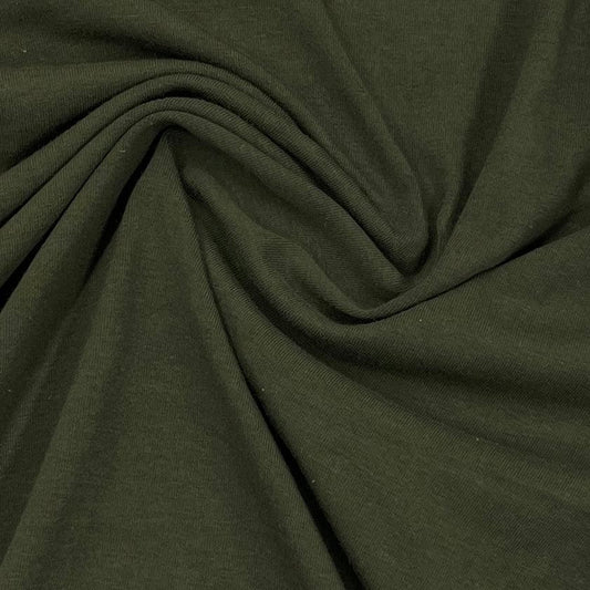 Spirulina Organic Cotton/Spandex Jersey Fabric - 200 GSM - Grown in the USA - Nature's Fabrics