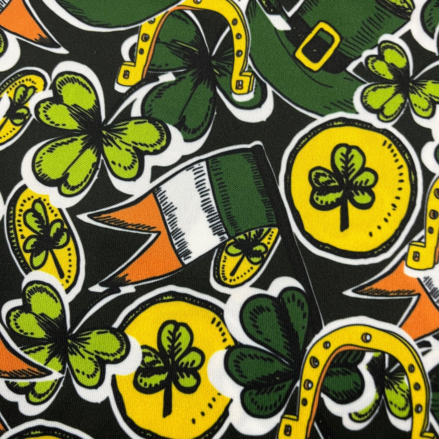 St Patricks Day Toss 1 mil PUL Fabric- Made in the USA - Nature's Fabrics