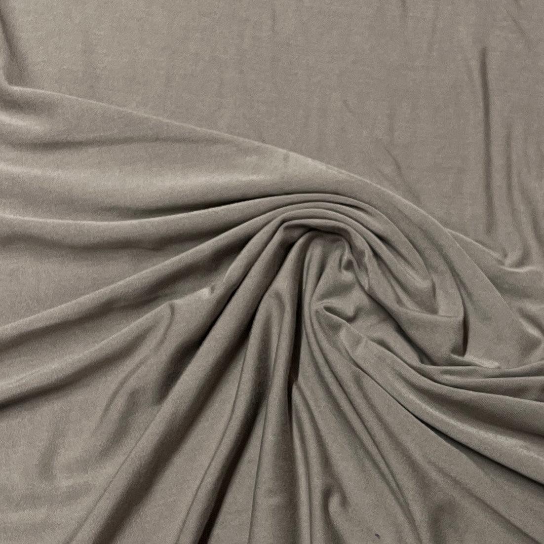 Taupe Bamboo/Spandex Jersey Fabric - 250 GSM by Telio - Nature's Fabrics