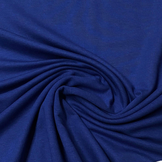 Twilight Blue Bamboo Stretch French Terry Fabric - 300 GSM, $12.86/yd, 15 Yards - Nature's Fabrics