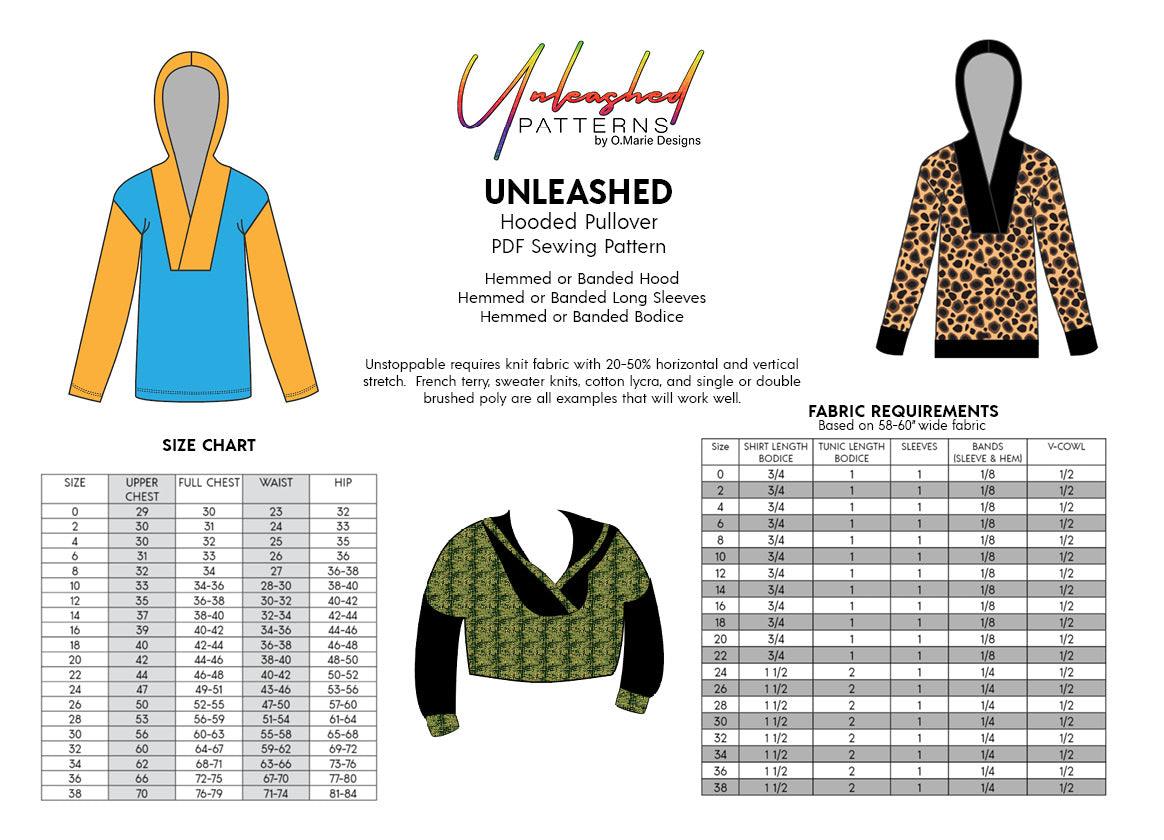 Unleashed Hoodie - Nature's Fabrics