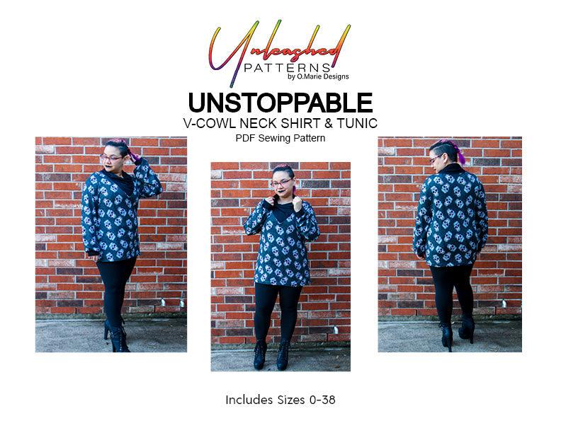 Unstoppable: Cowl Neck Shirt and Tunic - Nature's Fabrics