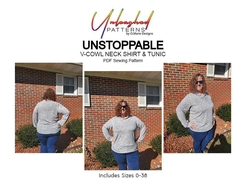 Unstoppable: Cowl Neck Shirt and Tunic - Nature's Fabrics