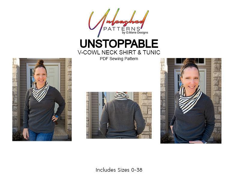 Unstoppable: Cowl Neck Shirt and Tunic - Nature's Fabrics