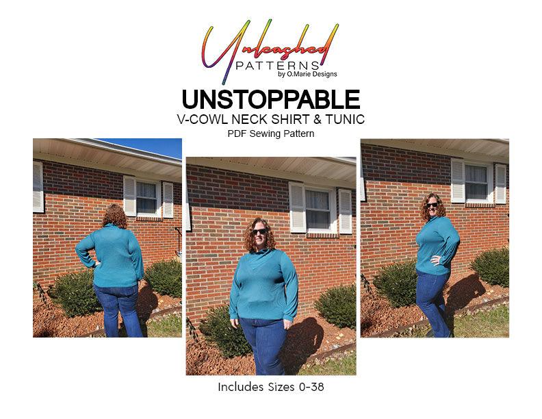 Unstoppable: Cowl Neck Shirt and Tunic - Nature's Fabrics