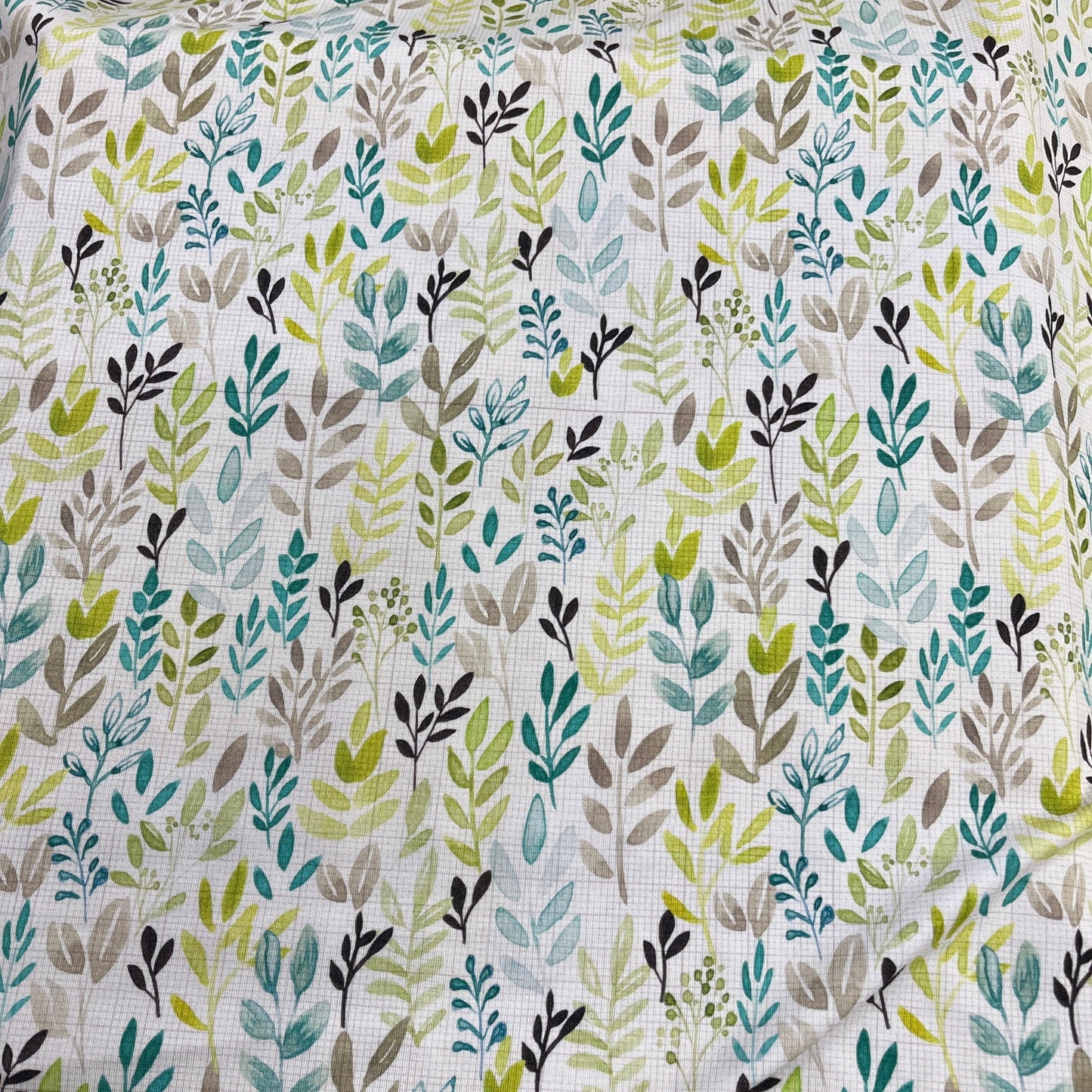 Vintage Sprigs on Bamboo Stretch French Terry Fabric - Nature's Fabrics