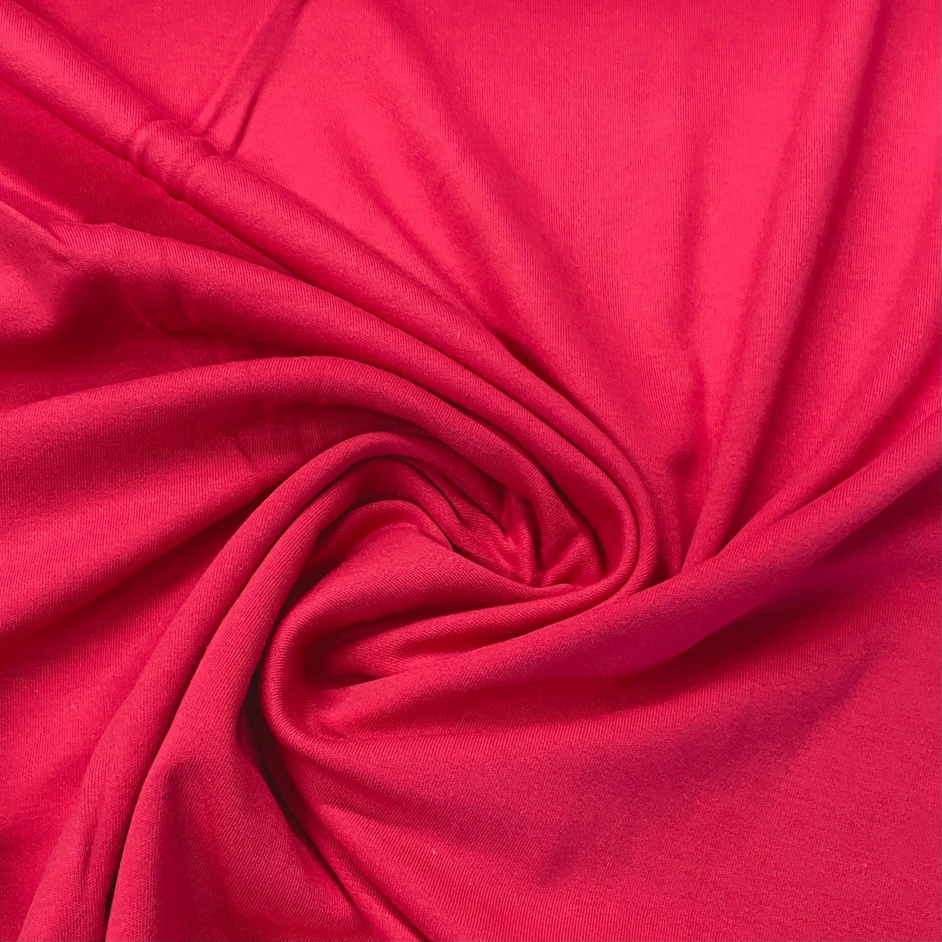 Watermelon Cotton Interlock Fabric - Nature's Fabrics