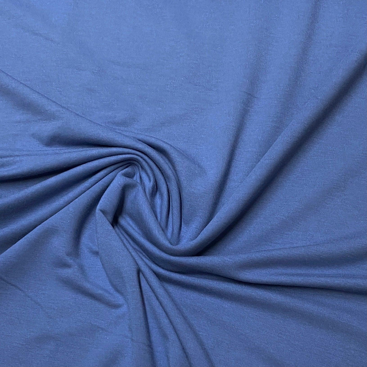 Swirl of premium blue natural fabric from Nature's Fabrics