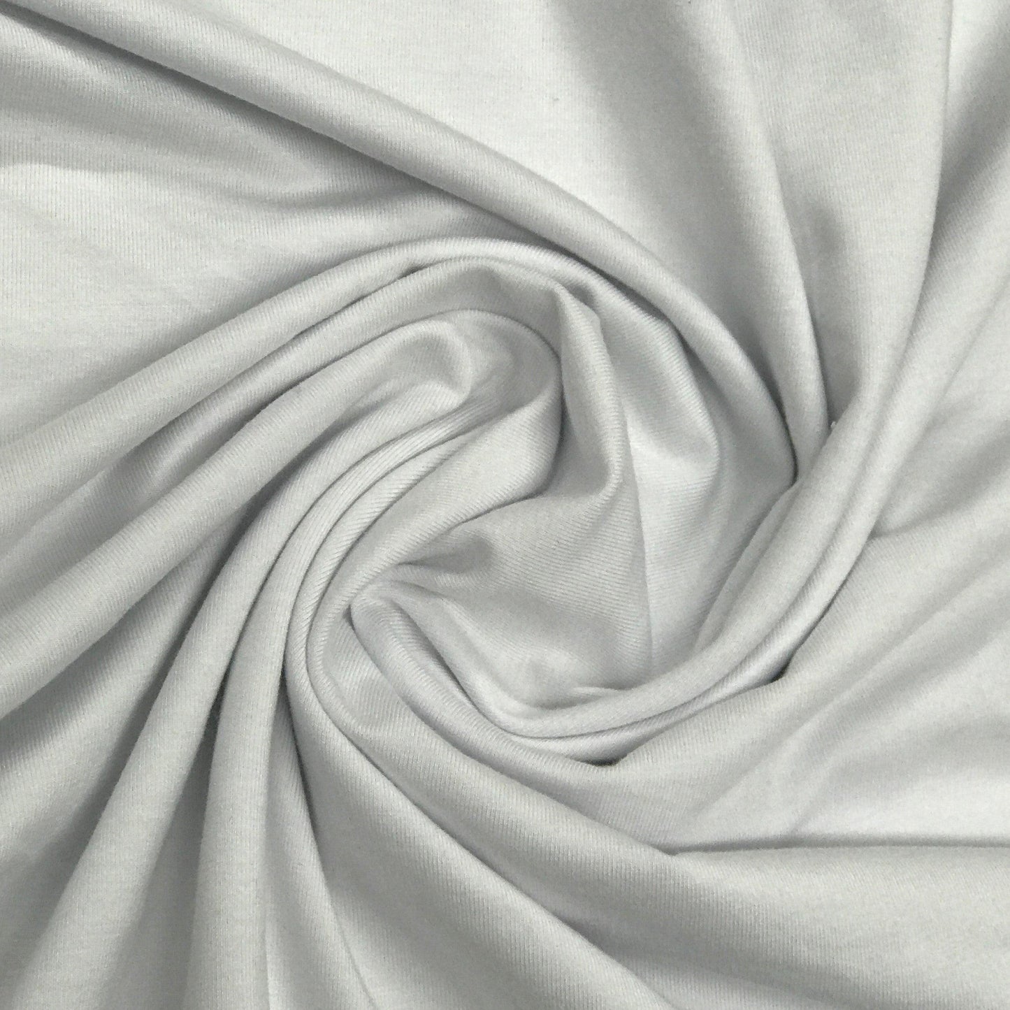 White Bamboo/Spandex Feather Jersey Fabric - 150 GSM - Nature's Fabrics