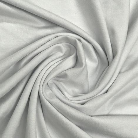 Close-up of swirled white premium natural fabric from Nature's Fabrics