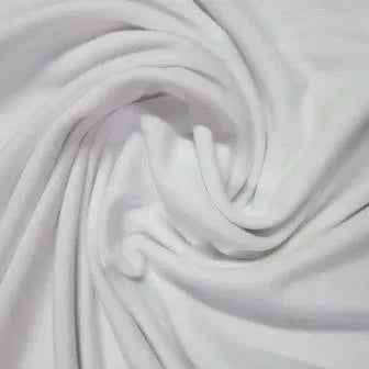 Swirl of premium white organic fabric from Nature's Fabrics