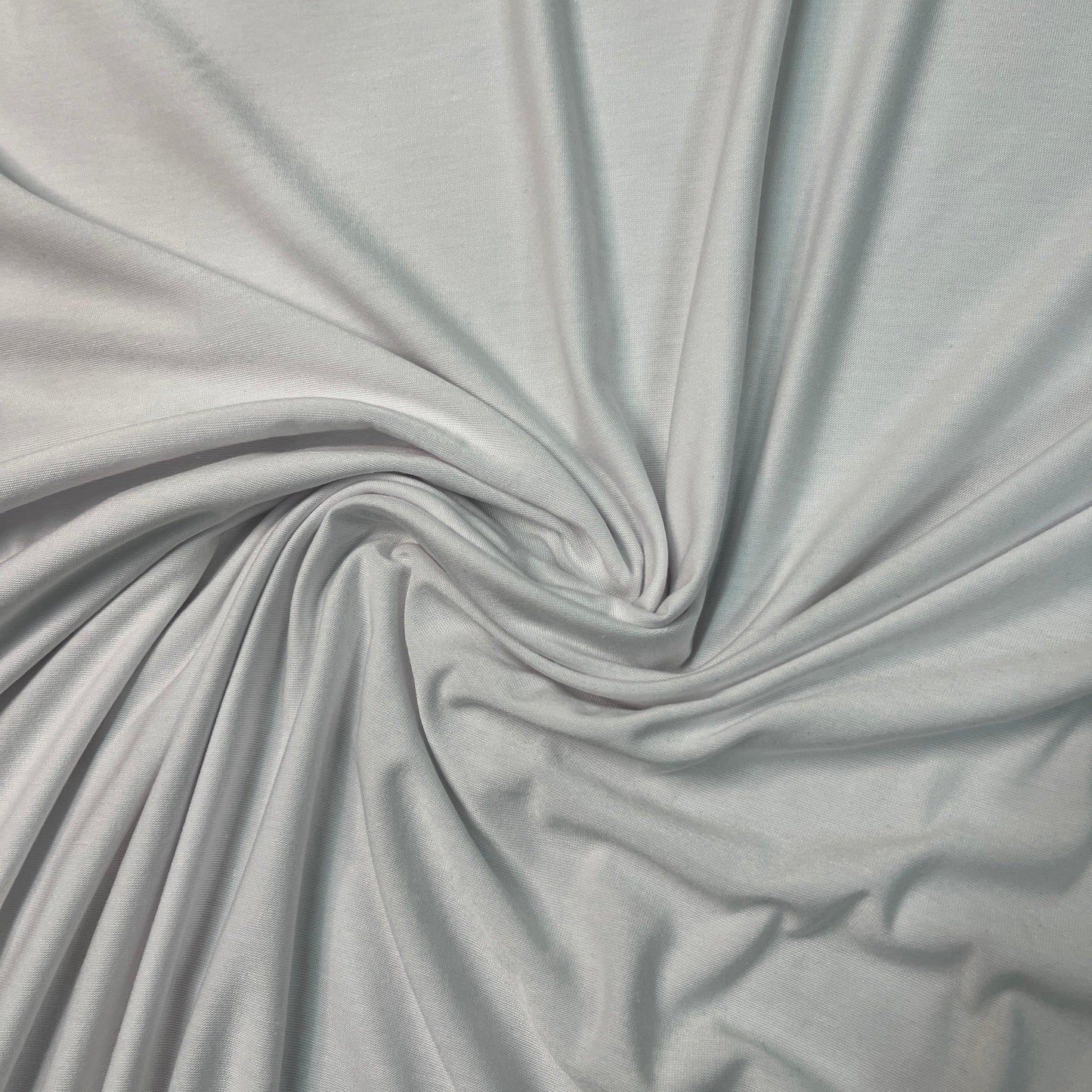 White Modal/Spandex Jersey Fabric - 165 GSM - Nature's Fabrics