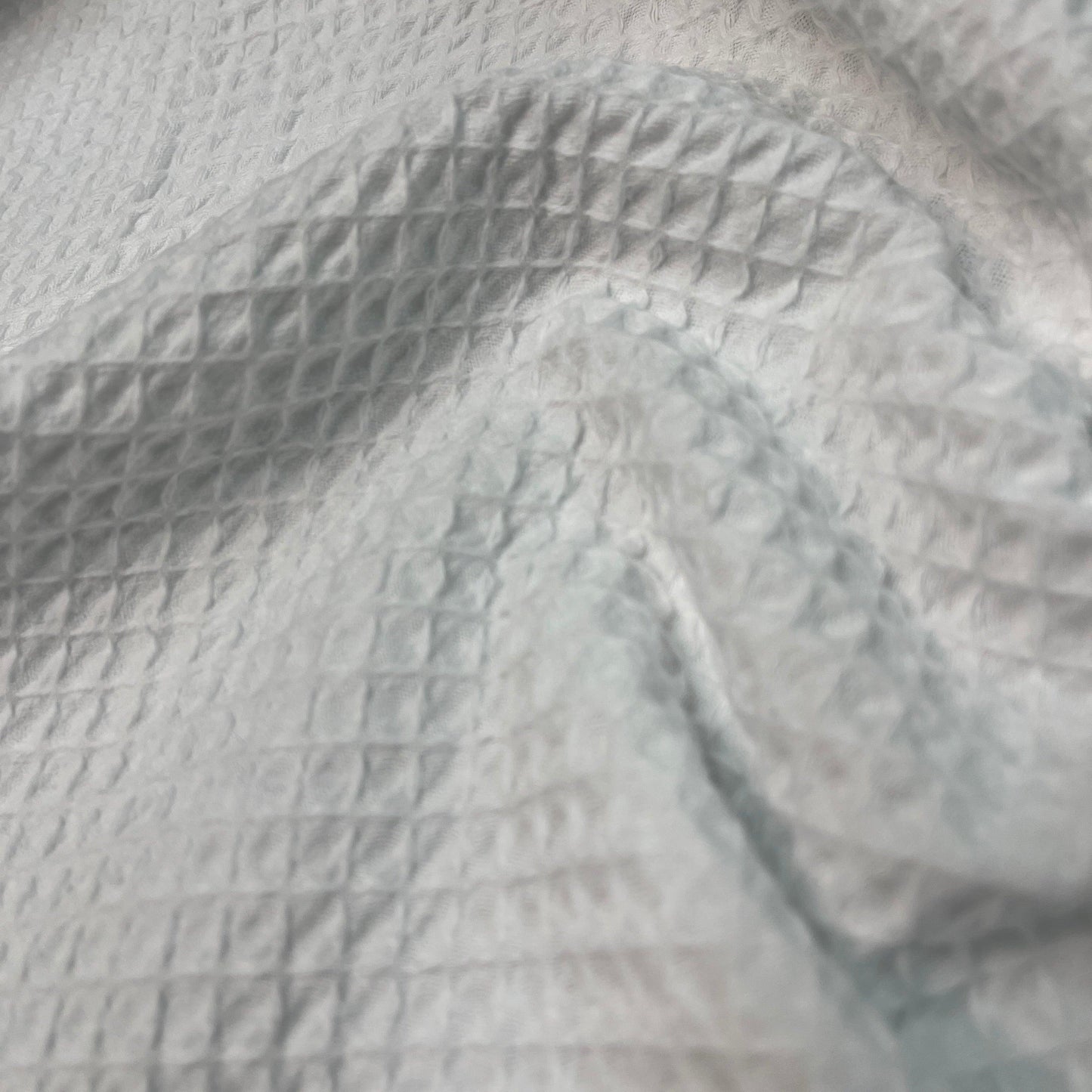 White Organic Cotton Waffle Fabric by Telio - Nature's Fabrics